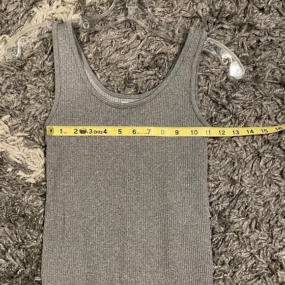 Thick Strap Slimming Stretch Jumpsuit Women Full Coverage Grey Size Small - Picture 5 of 7